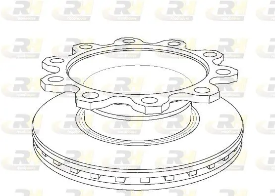 Handler.Part Brake disc ROADHOUSE NSX108420 1