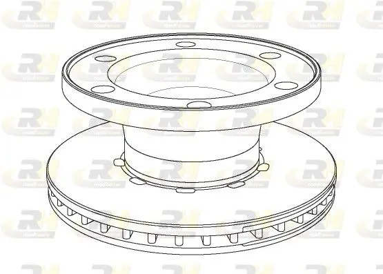 Handler.Part Brake disc ROADHOUSE NSX107620 1