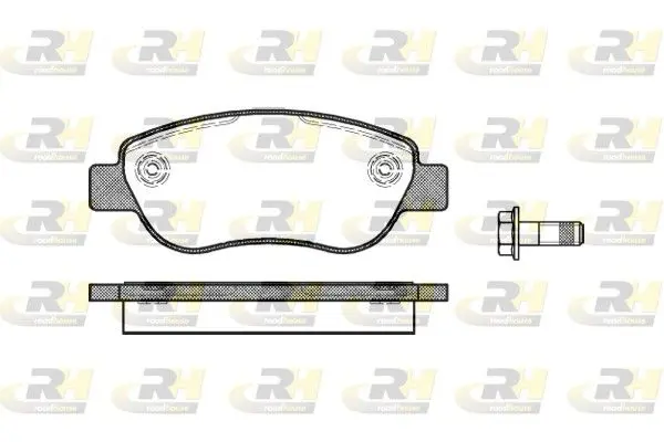 Handler.Part Brake pad set, disc brake ROADHOUSE 2106900 1