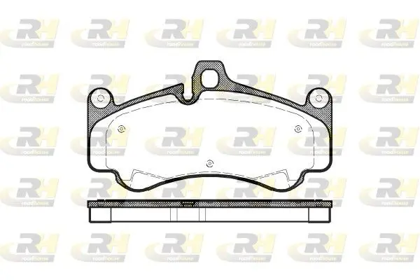 Handler.Part Brake pad set, disc brake ROADHOUSE 2106600 1