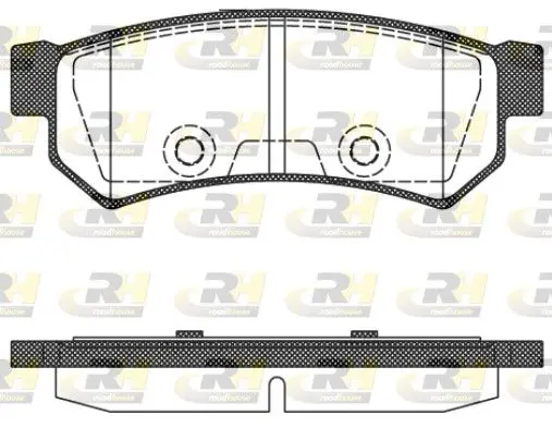 Handler.Part Brake pad set, disc brake ROADHOUSE 2104810 1