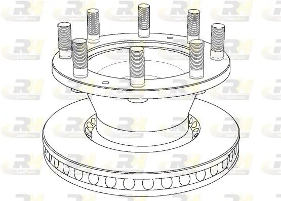 Handler.Part Brake disc ROADHOUSE NSX102220 1