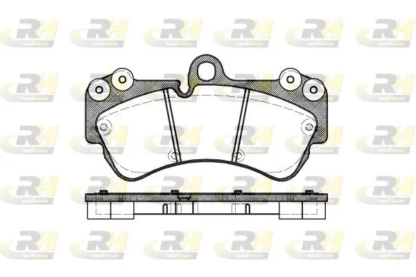 Handler.Part Brake pad set, disc brake ROADHOUSE 299400 1