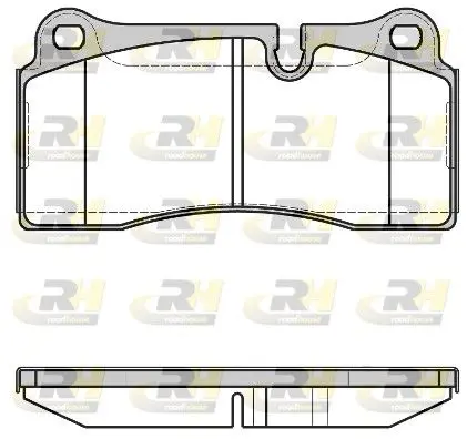 Handler.Part Brake pad set, disc brake ROADHOUSE 298340 1