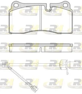 Handler.Part Brake pad set, disc brake ROADHOUSE 298321 1