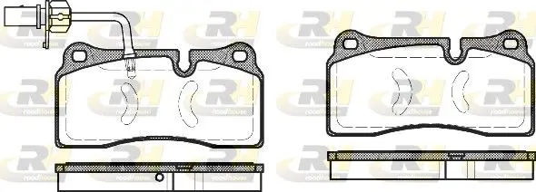 Handler.Part Brake pad set, disc brake ROADHOUSE 298311 1