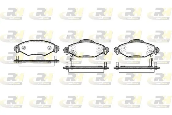 Handler.Part Brake pad set, disc brake ROADHOUSE 297802 1