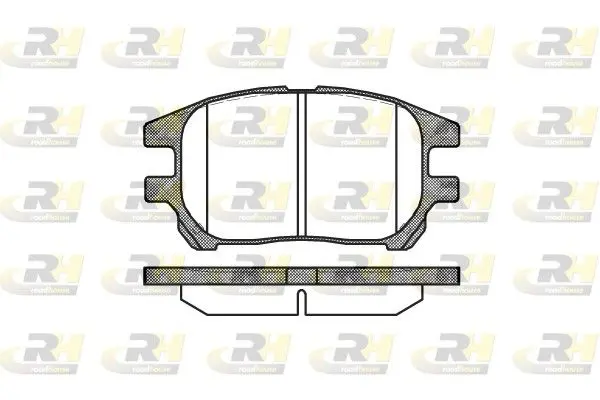 Handler.Part Brake pad set, disc brake ROADHOUSE 297200 1