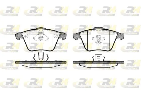 Handler.Part Brake pad set, disc brake ROADHOUSE 296420 1