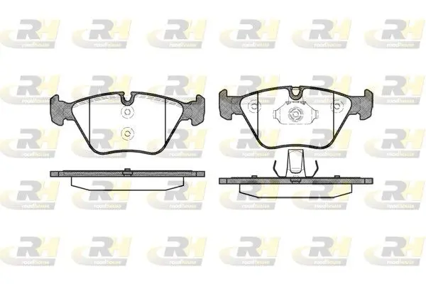 Handler.Part Brake pad set, disc brake ROADHOUSE 296300 1