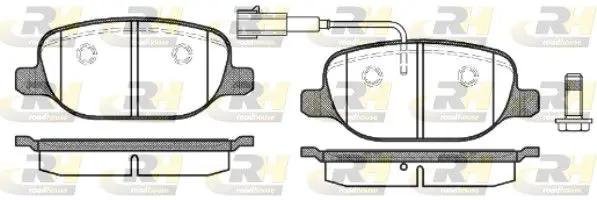 Handler.Part Brake pad set, disc brake ROADHOUSE 287802 1