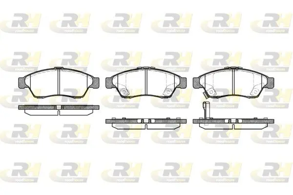 Handler.Part Brake pad set, disc brake ROADHOUSE 287501 1