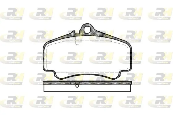 Handler.Part Brake pad set, disc brake ROADHOUSE 286300 1