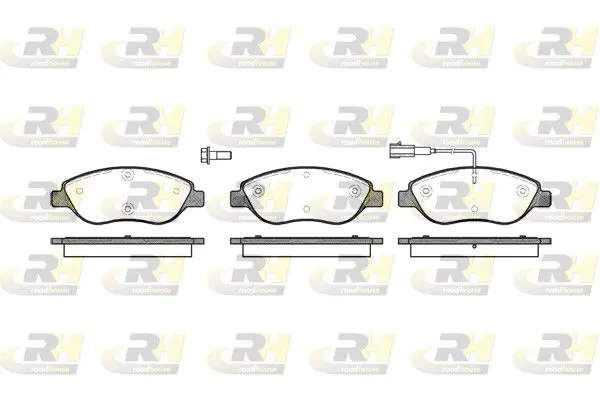 Handler.Part Brake pad set, disc brake ROADHOUSE 286001 1