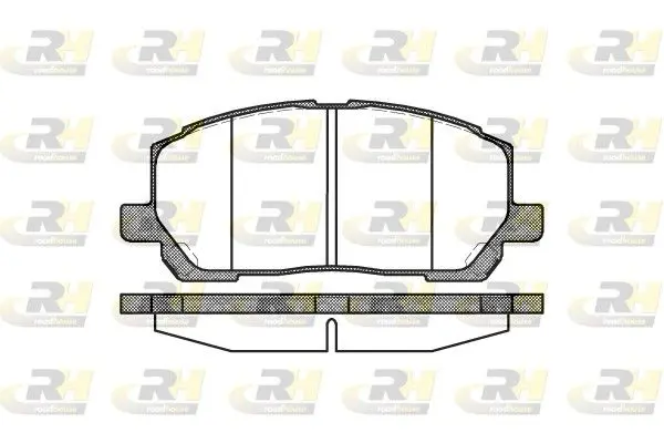 Handler.Part Brake pad set, disc brake ROADHOUSE 285500 1