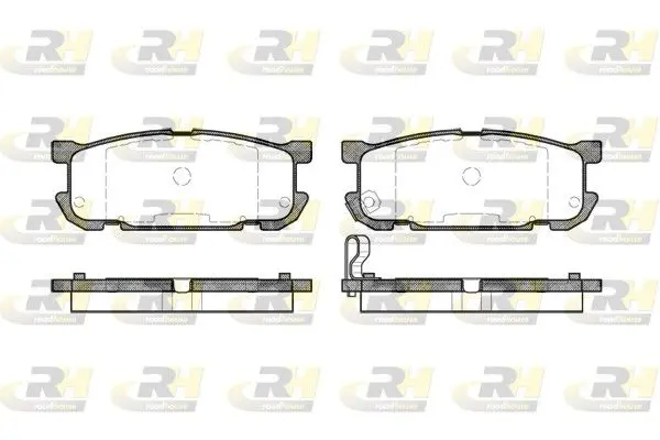 Handler.Part Brake pad set, disc brake ROADHOUSE 285302 1