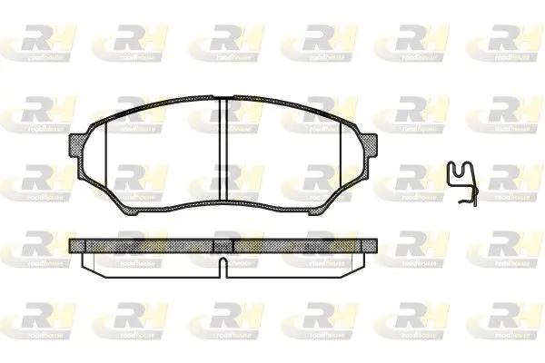 Handler.Part Brake pad set, disc brake ROADHOUSE 284501 1