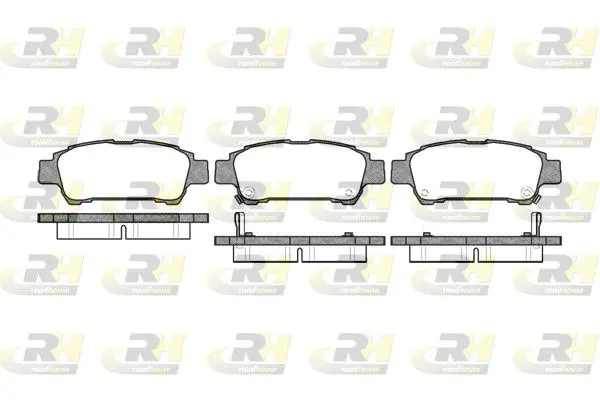 Handler.Part Brake pad set, disc brake ROADHOUSE 282002 1