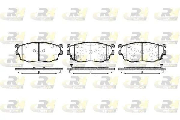 Handler.Part Brake pad set, disc brake ROADHOUSE 280012 1