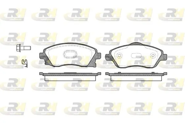 Handler.Part Brake pad set, disc brake ROADHOUSE 277412 1