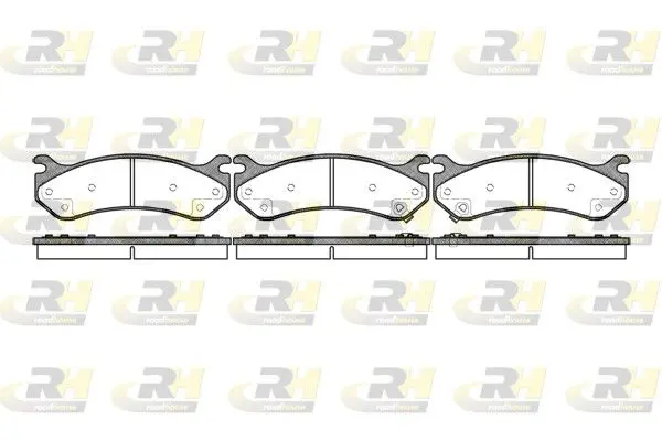 Handler.Part Brake pad set, disc brake ROADHOUSE 275702 1