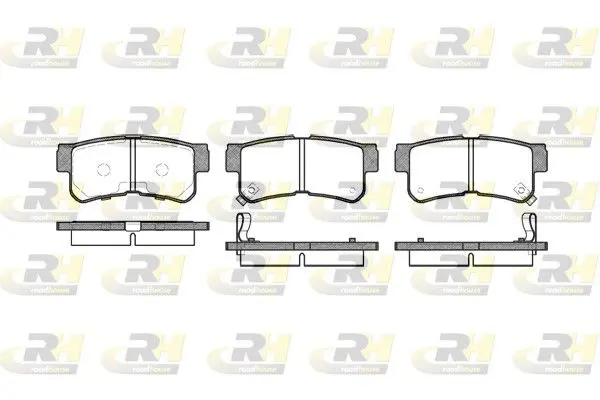 Handler.Part Brake pad set, disc brake ROADHOUSE 274622 1