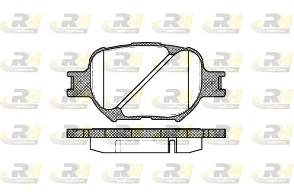 Handler.Part Brake pad set, disc brake ROADHOUSE 274200 1