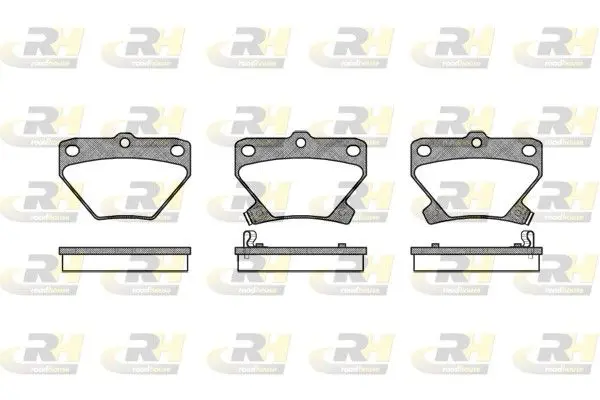 Handler.Part Brake pad set, disc brake ROADHOUSE 274102 1