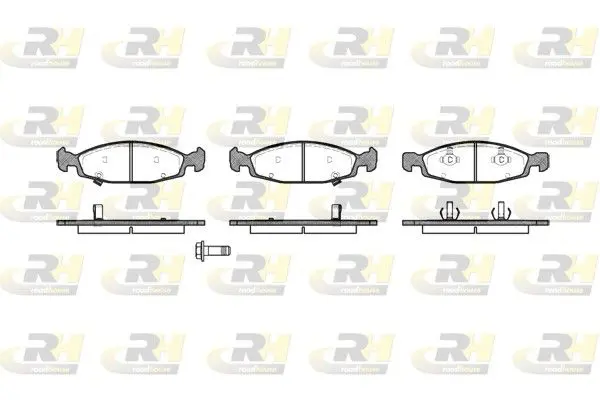 Handler.Part Brake pad set, disc brake ROADHOUSE 273612 1