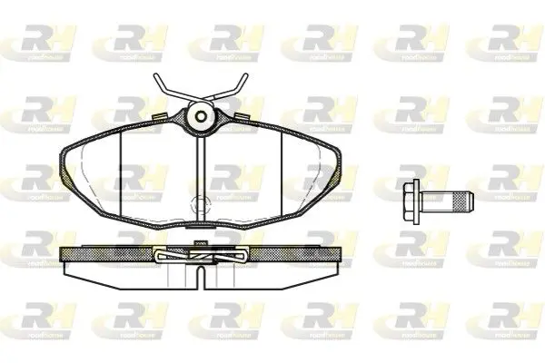 Handler.Part Brake pad set, disc brake ROADHOUSE 273210 1