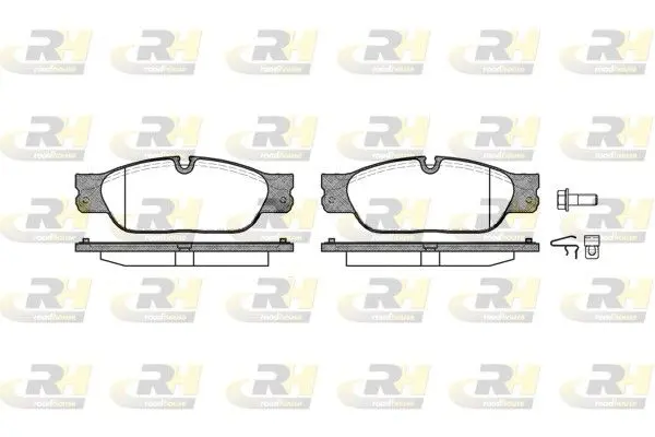 Handler.Part Brake pad set, disc brake ROADHOUSE 273120 1