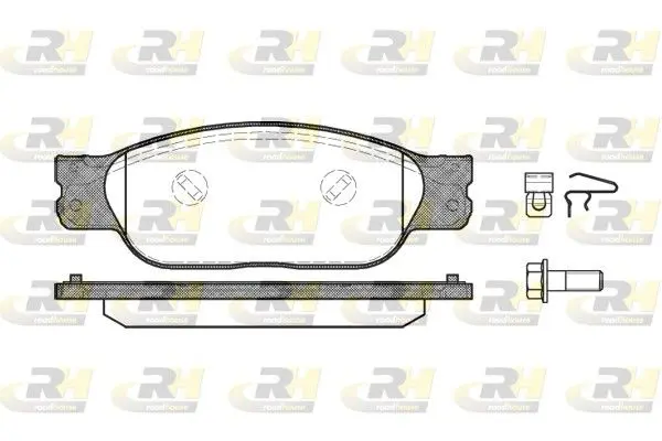 Handler.Part Brake pad set, disc brake ROADHOUSE 273110 1