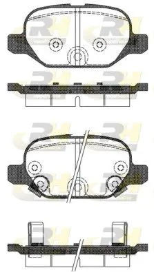 Handler.Part Brake pad set, disc brake ROADHOUSE 272732 1