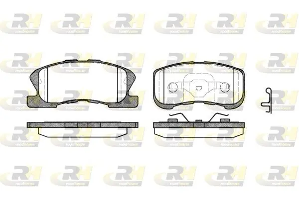 Handler.Part Brake pad set, disc brake ROADHOUSE 272002 1