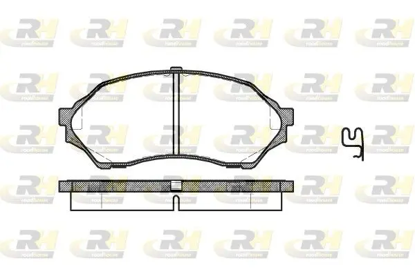 Handler.Part Brake pad set, disc brake ROADHOUSE 269900 1