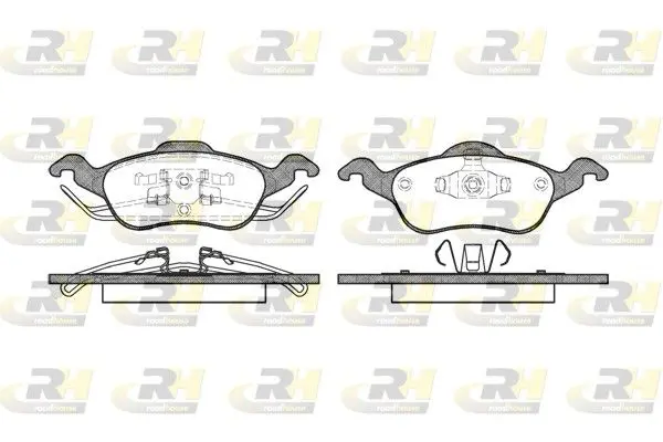 Handler.Part Brake pad set, disc brake ROADHOUSE 269100 1