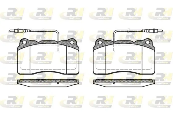 Handler.Part Brake pad set, disc brake ROADHOUSE 266614 1