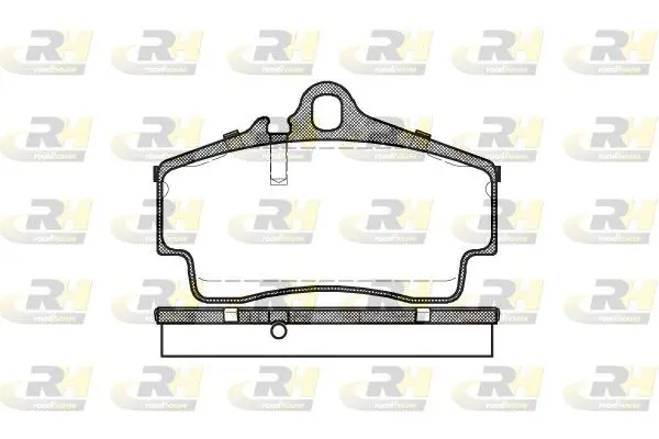 Handler.Part Brake pad set, disc brake ROADHOUSE 265400 1