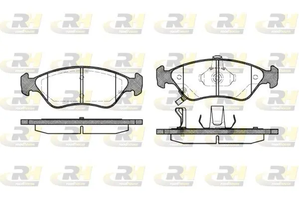 Handler.Part Brake pad set, disc brake ROADHOUSE 264802 1