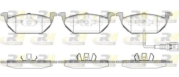 Handler.Part Brake pad set, disc brake ROADHOUSE 263331 1