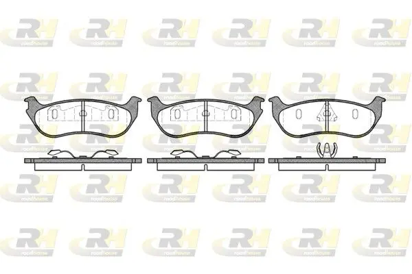 Handler.Part Brake pad set, disc brake ROADHOUSE 262875 1