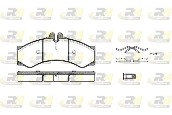 Handler.Part Brake pad set, disc brake ROADHOUSE 261400 1