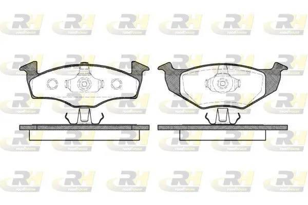 Handler.Part Brake pad set, disc brake ROADHOUSE 260910 1