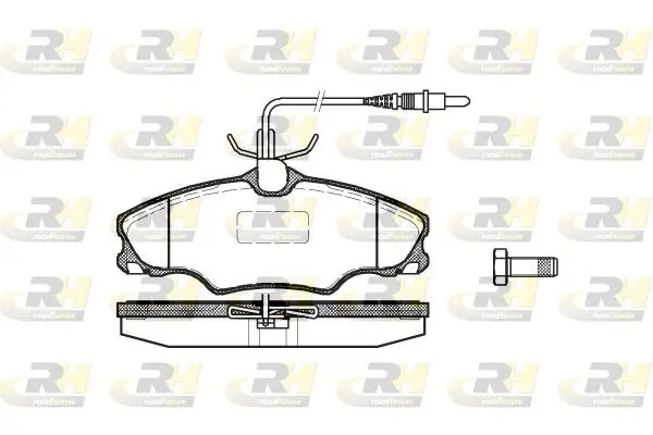 Handler.Part Brake pad set, disc brake ROADHOUSE 260304 1