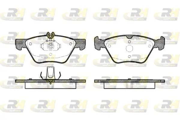 Handler.Part Brake pad set, disc brake ROADHOUSE 260100 1