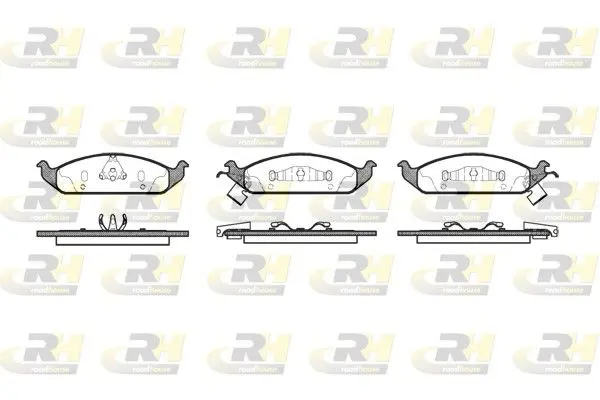 Handler.Part Brake pad set, disc brake ROADHOUSE 257002 1