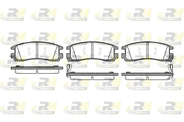 Handler.Part Brake pad set, disc brake ROADHOUSE 256622 1