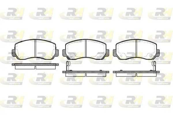 Handler.Part Brake pad set, disc brake ROADHOUSE 250902 1