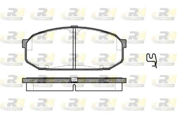 Handler.Part Brake pad set, disc brake ROADHOUSE 250402 1