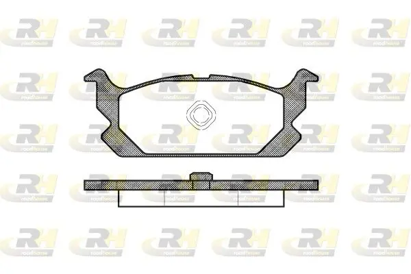 Handler.Part Brake pad set, disc brake ROADHOUSE 250300 1